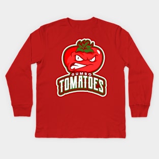 Gumbo Tomatoes Kids Long Sleeve T-Shirt